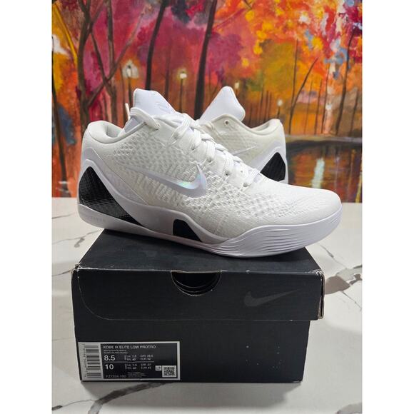 Nike Kobe IX Elite Low Halo Size 8.5 Men\'s FZ7334-100 Protro White New main image 5